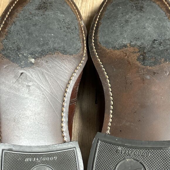 Goodyear Vintage Mens Leather Classics Loafers Size 8.5 D Brown USA 23408N2 main image 4